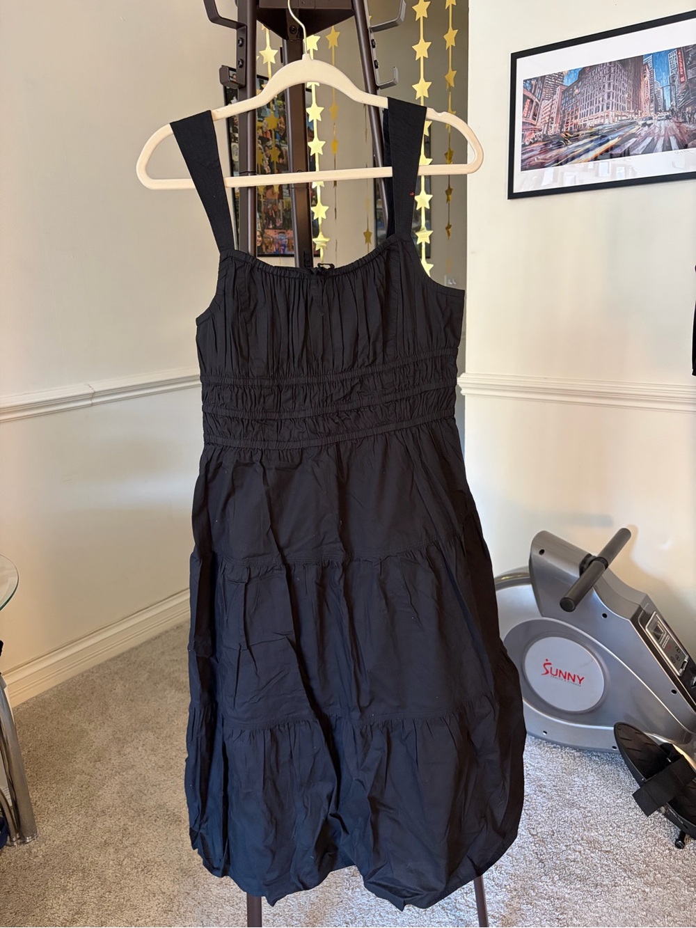 Aritzia Black Tiered Sundress
